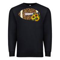 Black Leopard Print Footbal Premium Sweatshirt - Bettercallsaul