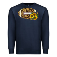 Navy Leopard Print Footbal Premium Sweatshirt - Bettercallsaul
