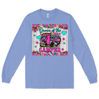 Colony Blue queen of the camper Long Sleeve Tee - JahusDesignShop