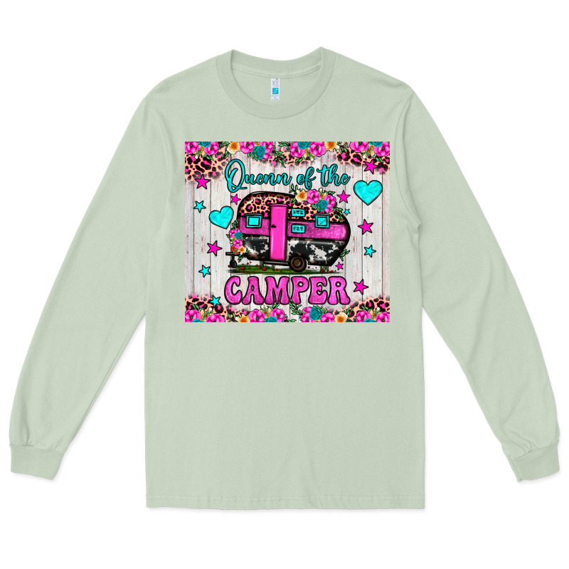 Queen Of The Camper Long Sleeve Tee by JahusDesignShop | Teevron