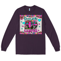 Plum queen of the camper Long Sleeve Tee - JahusDesignShop