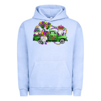 Pigment Grape Ice mardi gras gnomes truck Urban Hoodie - OliviaCreatesArt