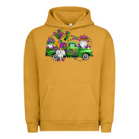 Pigment Peanut Butter mardi gras gnomes truck Urban Hoodie - OliviaCreatesArt