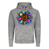 Cloud Rock sunflower tie dye Vintage Hoodie - JahusDesignShop