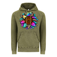 Vintage Olive sunflower tie dye Vintage Hoodie - JahusDesignShop