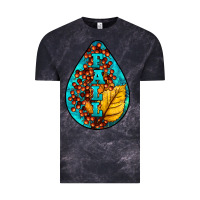 Cloud Black Fall Teardrop Vintage Tee - LillyAllenDesigns