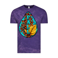 Cloud Purple Fall Teardrop Vintage Tee - LillyAllenDesigns