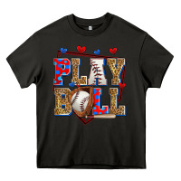 Asphalt play ball baseball Heavy Core Tee - Zillion Design Studio