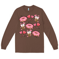 Chestnut valentines day doodles Long Sleeve Tee - MaliasSmallBusiness