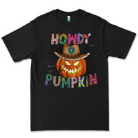 Black howdy pumpkin Premium Tee - CowhideDigitalArt