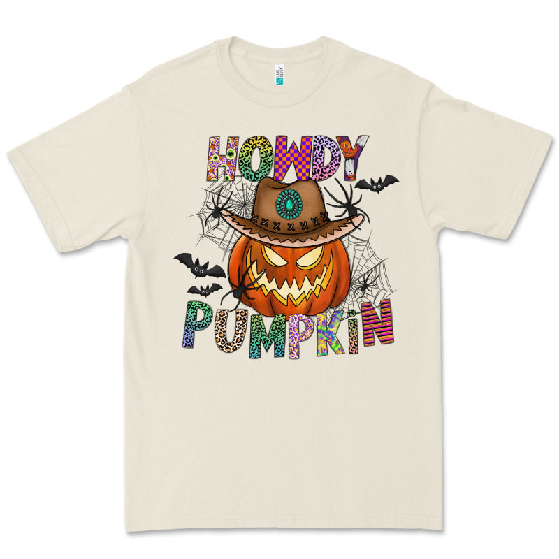 Howdy Pumpkin Premium Tee by CowhideDigitalArt | Teevron
