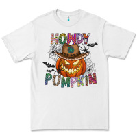 White howdy pumpkin Premium Tee - CowhideDigitalArt