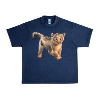 Navy baby lion Urban Heavy Tee - LillyAllenDesigns