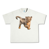 Pistachio baby lion Urban Heavy Tee - LillyAllenDesigns
