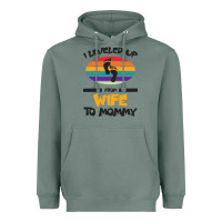Sage I Leveled Up From Wife To Mommy Heavyweight Hoodie - Bettercallsaul