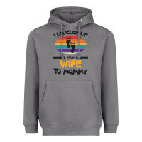 Storm I Leveled Up From Wife To Mommy Heavyweight Hoodie - Bettercallsaul