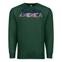 Sports Green God Bless America Premium Sweatshirt - Bettercallsaul