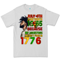 Dove Grey July 4th Juneteenth 1865 Premium Tee - CowGirlArtShop