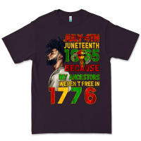 Plum July 4th Juneteenth 1865 Premium Tee - CowGirlArtShop