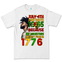 White July 4th Juneteenth 1865 Premium Tee - CowGirlArtShop
