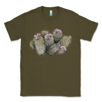 Army Green cob beehive cactus Classic Tee - LillyAllenDesigns