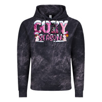 Cloud Black pink cozy season with snowman ado Vintage Hoodie - AdoDesignShop