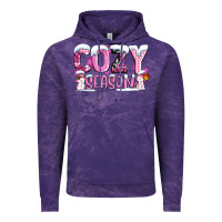 Cloud Purple pink cozy season with snowman ado Vintage Hoodie - AdoDesignShop