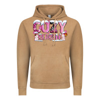 Vintage Camel pink cozy season with snowman ado Vintage Hoodie - AdoDesignShop