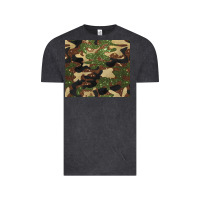 Vintage Black camouflage glitter Vintage Tee - BarkalooDesign
