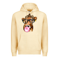 Pina Colada Cow Lick with Leopard Bandana Premium Hoodie - texasbilliewilder