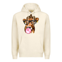 Tofu Cow Lick with Leopard Bandana Premium Hoodie - texasbilliewilder