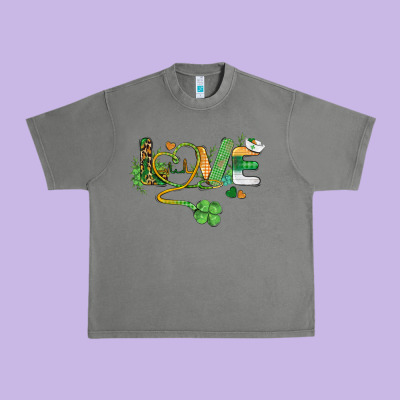 St. Patricks Day Nurse Love Medical Love Urban Heavy Tee Designed By Barkaloodesign