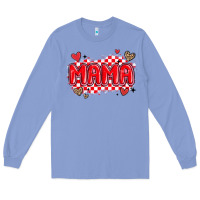 Colony Blue valentine mama Long Sleeve Tee - MaliasSmallBusiness