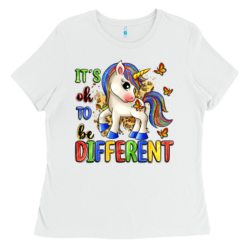 It's Ok To Be Different Ladies Tee by Zillion Design Studio | Teevron