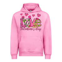 Fuchsia Pink love valentine's day olivia Urban Hoodie - OliviaCreatesArt