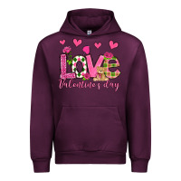 Mauve Wine love valentine's day olivia Urban Hoodie - OliviaCreatesArt