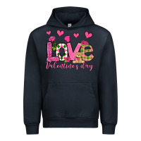 Navy love valentine's day olivia Urban Hoodie - OliviaCreatesArt