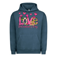 Pigment Midnight Navy love valentine's day olivia Urban Hoodie - OliviaCreatesArt