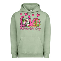 Pigment Oil Green love valentine's day olivia Urban Hoodie - OliviaCreatesArt
