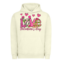 Pigment Pistachio love valentine's day olivia Urban Hoodie - OliviaCreatesArt