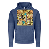 Vintage Denim history seamless pattern Vintage Hoodie - BundleAndBundleShop