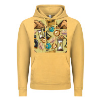 Vintage Mustard history seamless pattern Vintage Hoodie - BundleAndBundleShop