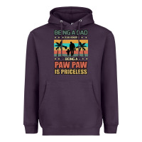 Plum Being a dad is an honor being a pawpaw is priceless Heavyweight Hoodie - Bettercallsaul