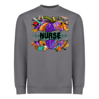Storm halloween nurse pumpkin Heavyweight Sweatshirt - NancyCooperArtShop