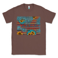 Chestnut sunflower gemstone serape background Classic Tee - AdoDesignShop