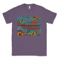 Lavender sunflower gemstone serape background Classic Tee - AdoDesignShop
