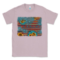 Lilac sunflower gemstone serape background Classic Tee - AdoDesignShop
