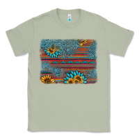 Matcha sunflower gemstone serape background Classic Tee - AdoDesignShop