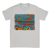 Moon Dust sunflower gemstone serape background Classic Tee - AdoDesignShop