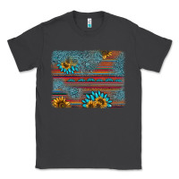 Smoke sunflower gemstone serape background Classic Tee - AdoDesignShop